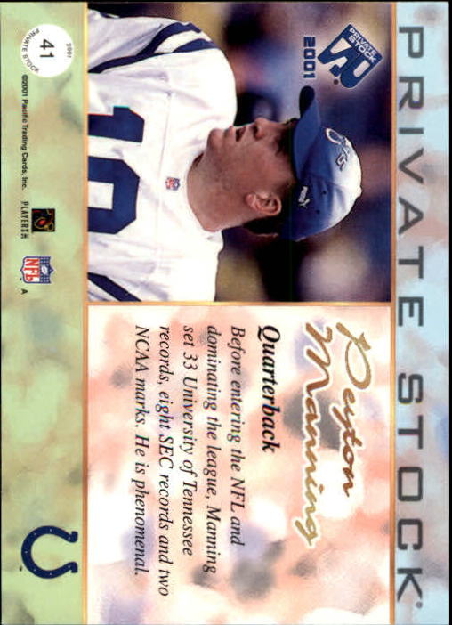 A5597- 2001 Private Stock Football Card #s 1-174 -You Pick- 15+ FREE US SHIP - Picture 79 of 196