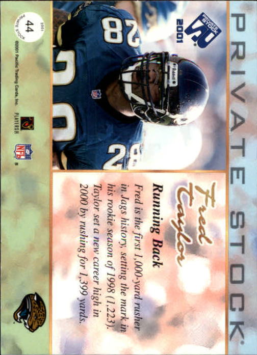A5597- 2001 Private Stock Football Card #s 1-174 -You Pick- 15+ FREE US SHIP - Picture 85 of 196