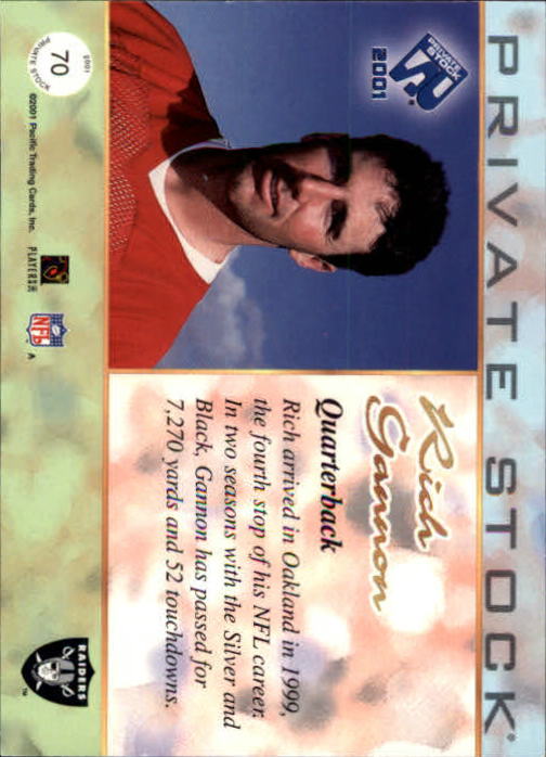 A5597- 2001 Private Stock Football Card #s 1-174 -You Pick- 15+ FREE US SHIP - Picture 137 of 196