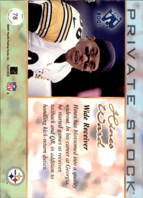 A5597- 2001 Private Stock Football Card #s 1-174 -You Pick- 15+ FREE US SHIP - Picture 153 of 196