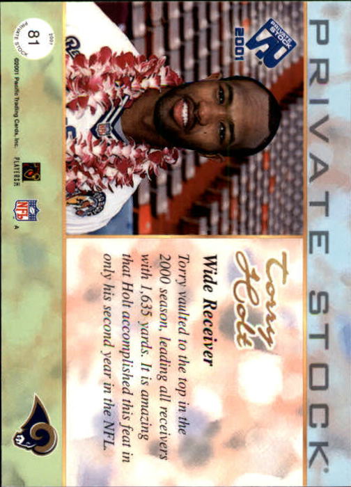 A5597- 2001 Private Stock Football Card #s 1-174 -You Pick- 15+ FREE US SHIP - Picture 159 of 196