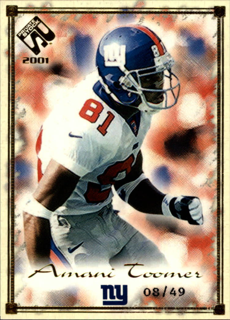 2001 Private Stock Gold Framed #65 Amani Toomer
