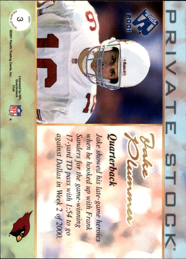 2001 Private Stock (Pacific) Football "Insert and Parallel" Cards - Picture 11 of 73