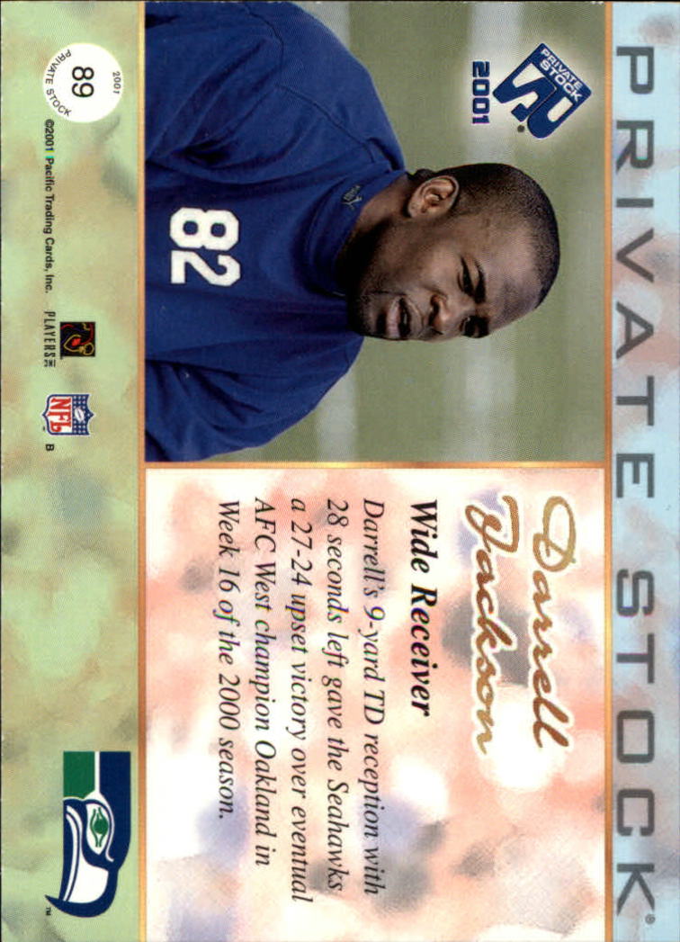 2001 Private Stock (Pacific) Football "Insert and Parallel" Cards - Picture 71 of 73