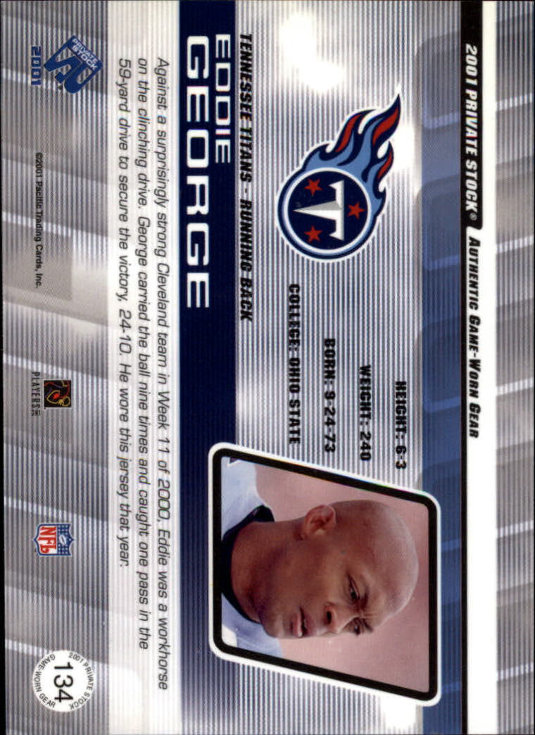 2001 Private Stock (Pacific) Football "Insert and Parallel" Cards - Picture 5 of 73