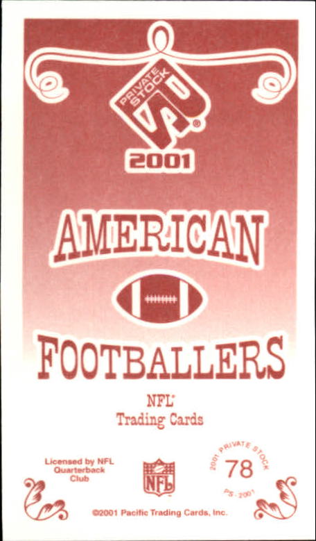 2001 Private Stock (Pacific) Football "Insert and Parallel" Cards - Picture 31 of 73