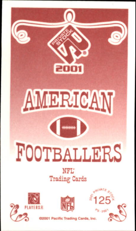 2001 Private Stock (Pacific) Football "Insert and Parallel" Cards - Picture 39 of 73