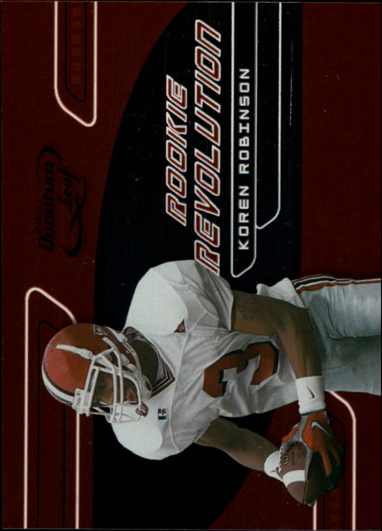 2001 Quantum Leaf Football "Insert and Parallel" Cards - Picture 14 of 23