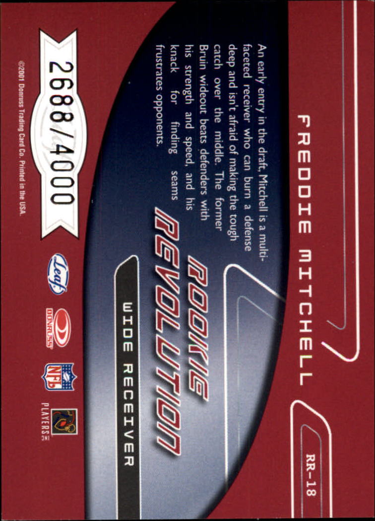 2001 Quantum Leaf Football "Insert and Parallel" Cards - Picture 19 of 23