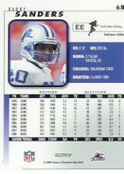 1997 Pro Line III DC - #68 Barry Sanders