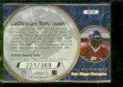 2001 Select Behind the Numbers #BN27 LaDainian Tomlinson/369 back image
