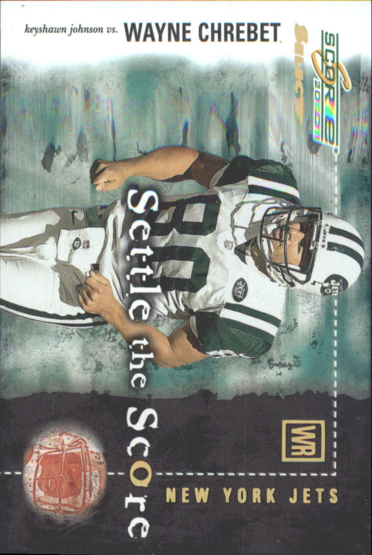 2001 Select Settle the Score #SS15 Wayne Chrebet/Kevin Johnson