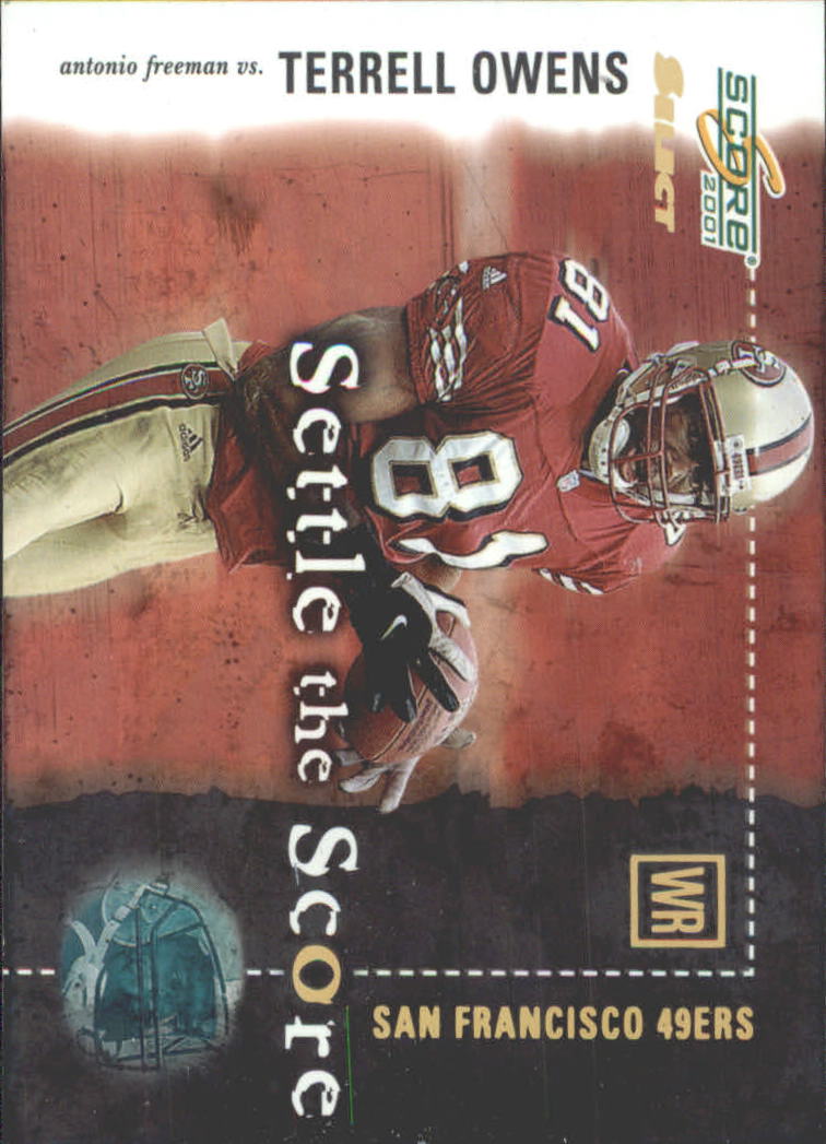 2001 Select Settle the Score #SS19 Terell Owens/Antonio Freeman