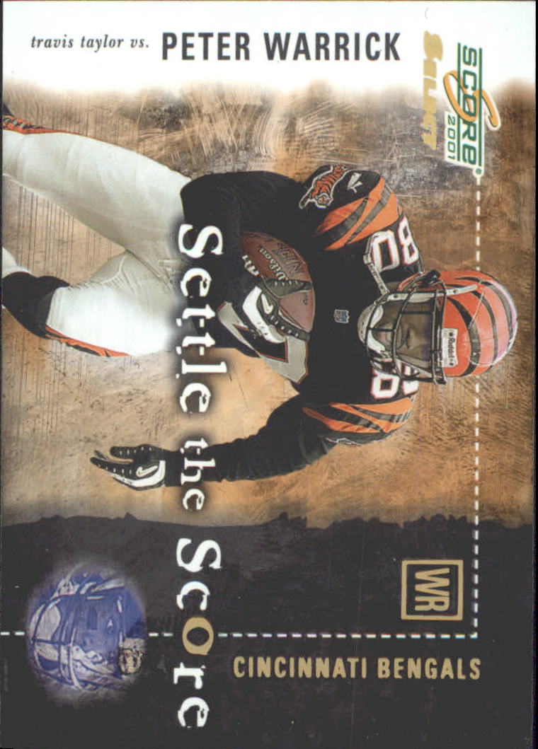 2001 Select Settle the Score #SS27 Peter Warrick/Travis Taylor