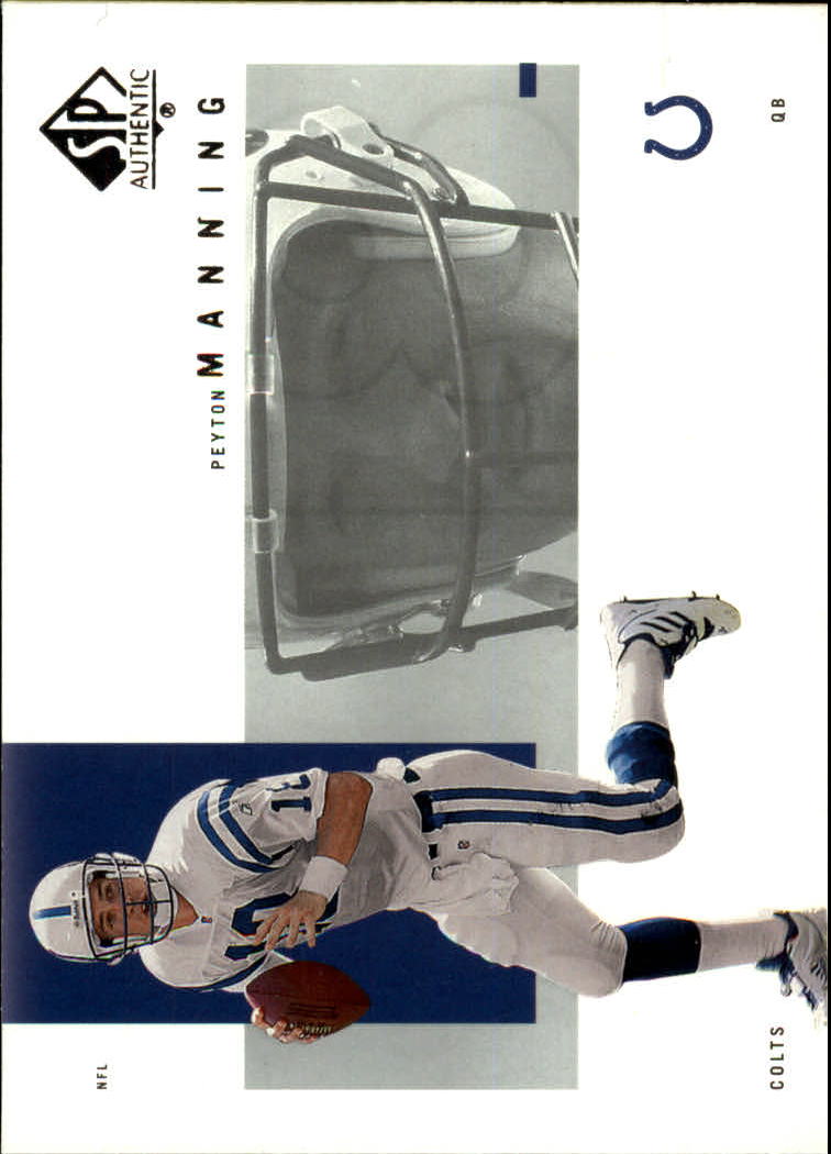 2001 SP Authentic #39 Peyton Manning