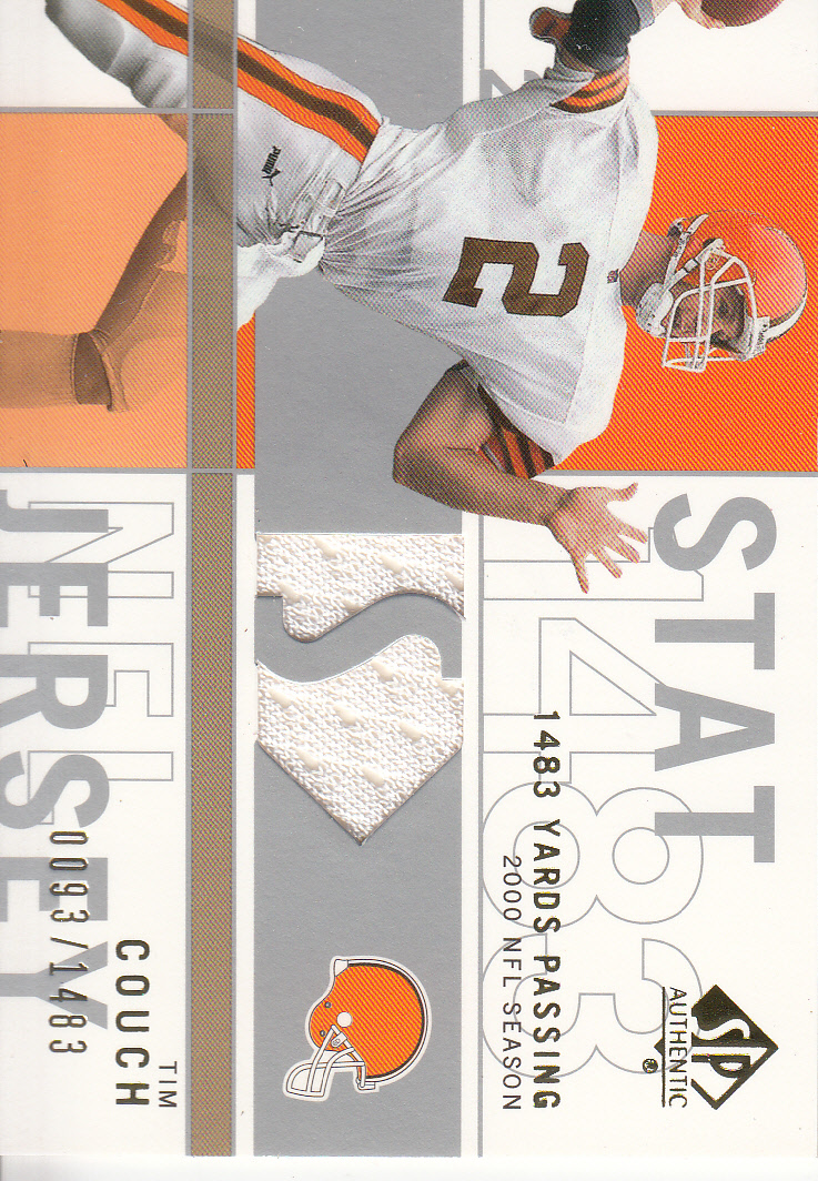 2001 SP Authentic Stat Jerseys #SPTC Tim Couch/1483