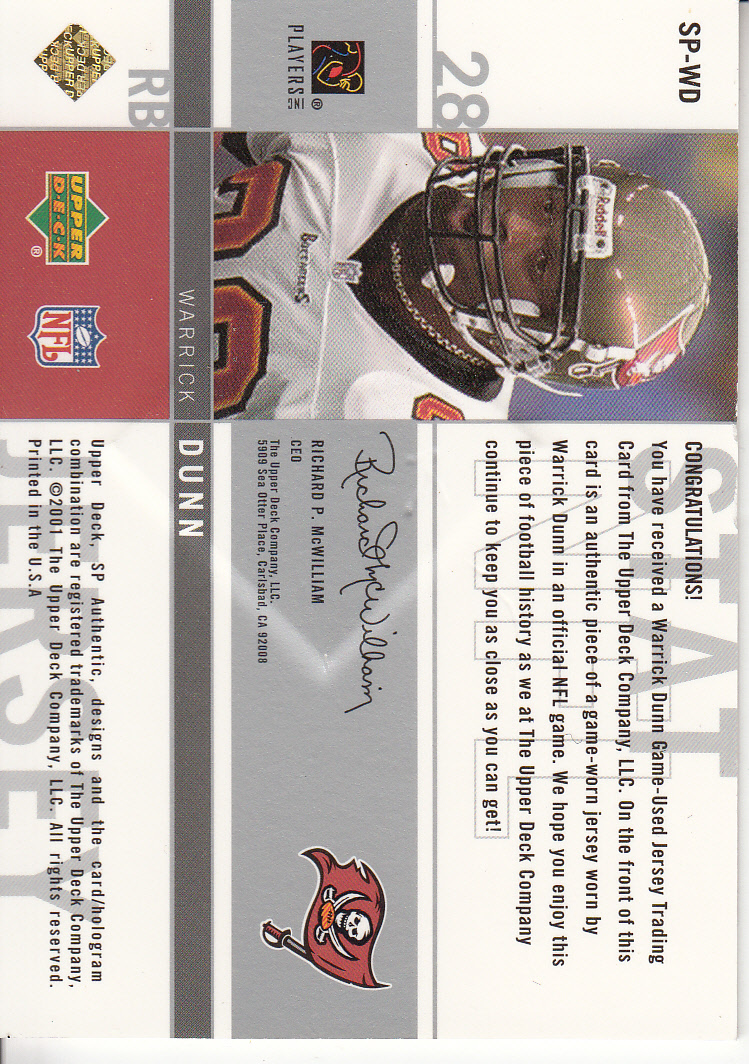 Sports Card Back