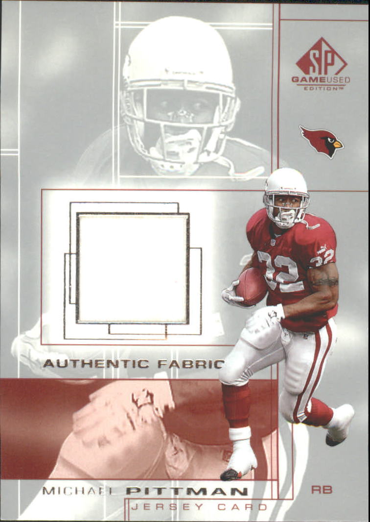 2001 SP Game Used Edition Authentic Fabric #MP Michael Pittman