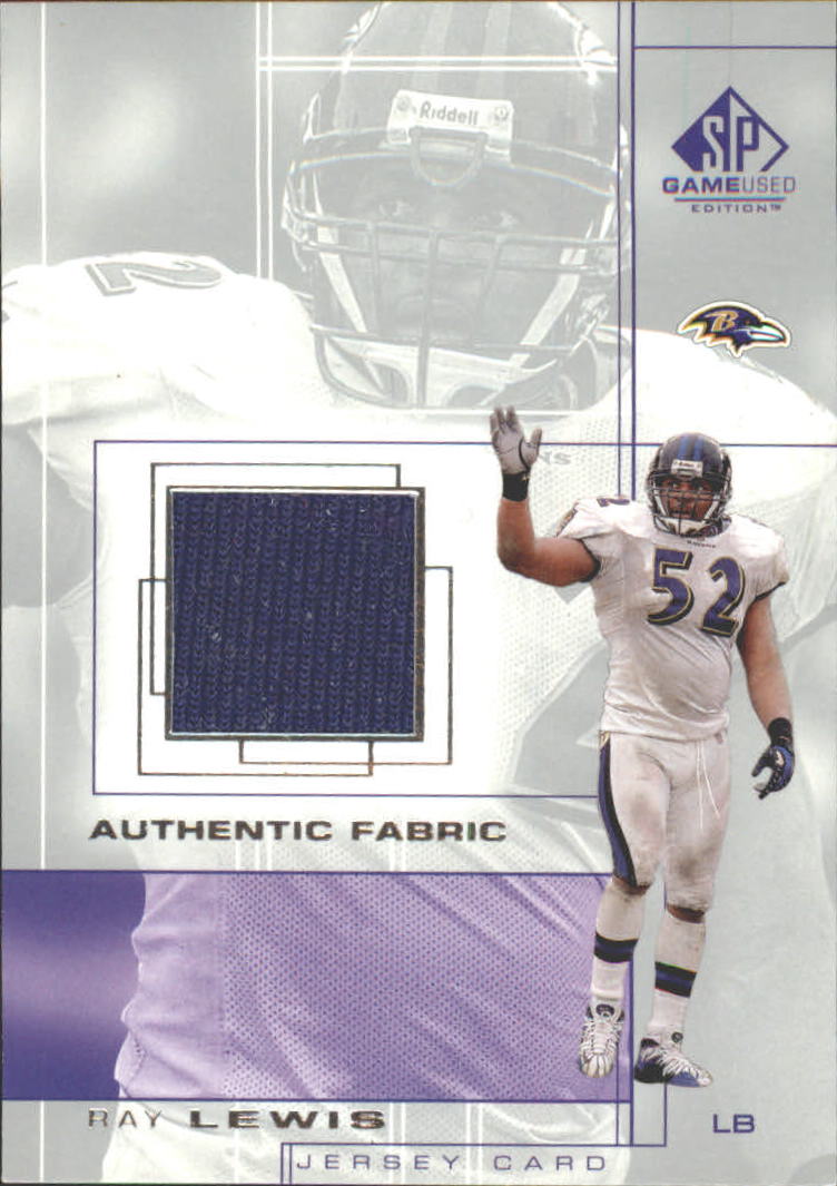 ray lewis game used jersey