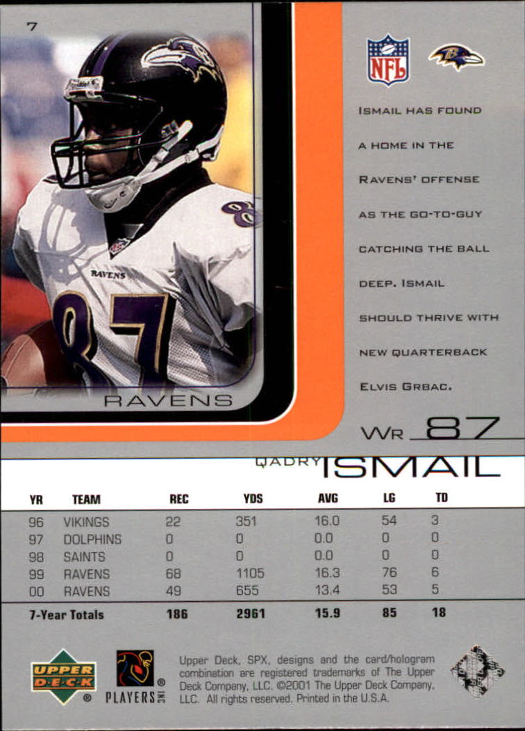 A9691- 2001 SPx Football Card #s 1-133 +Rookies -You Pick- 15+ FREE US SHIP - Picture 15 of 163