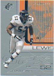 2001 SPx #8 Ray Lewis