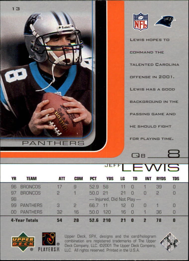 A9691- 2001 SPx Football Card #s 1-133 +Rookies -You Pick- 15+ FREE US SHIP - Picture 27 of 163