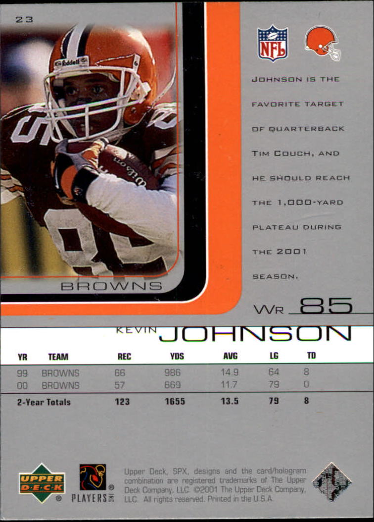 A9691- 2001 SPx Football Card #s 1-133 +Rookies -You Pick- 15+ FREE US SHIP - Picture 45 of 163