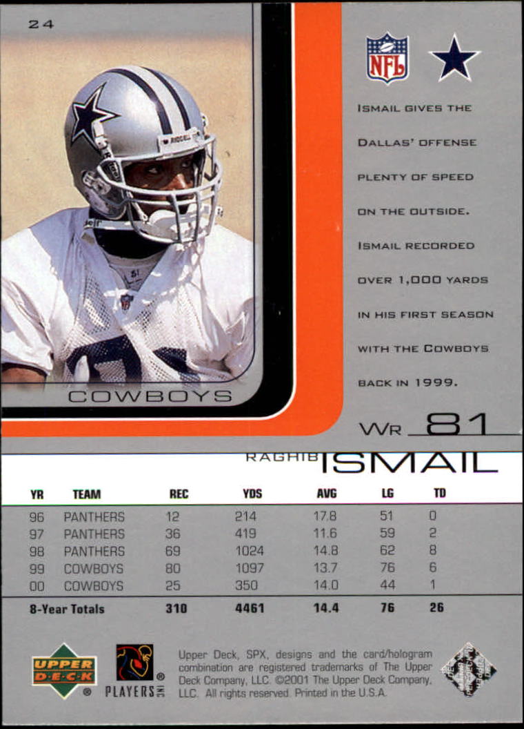 A9691- 2001 SPx Football Card #s 1-133 +Rookies -You Pick- 15+ FREE US SHIP - Picture 47 of 163