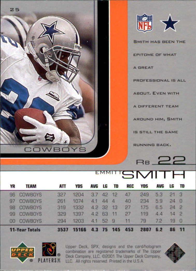 A9691- 2001 SPx Football Card #s 1-133 +Rookies -You Pick- 15+ FREE US SHIP - Picture 49 of 163