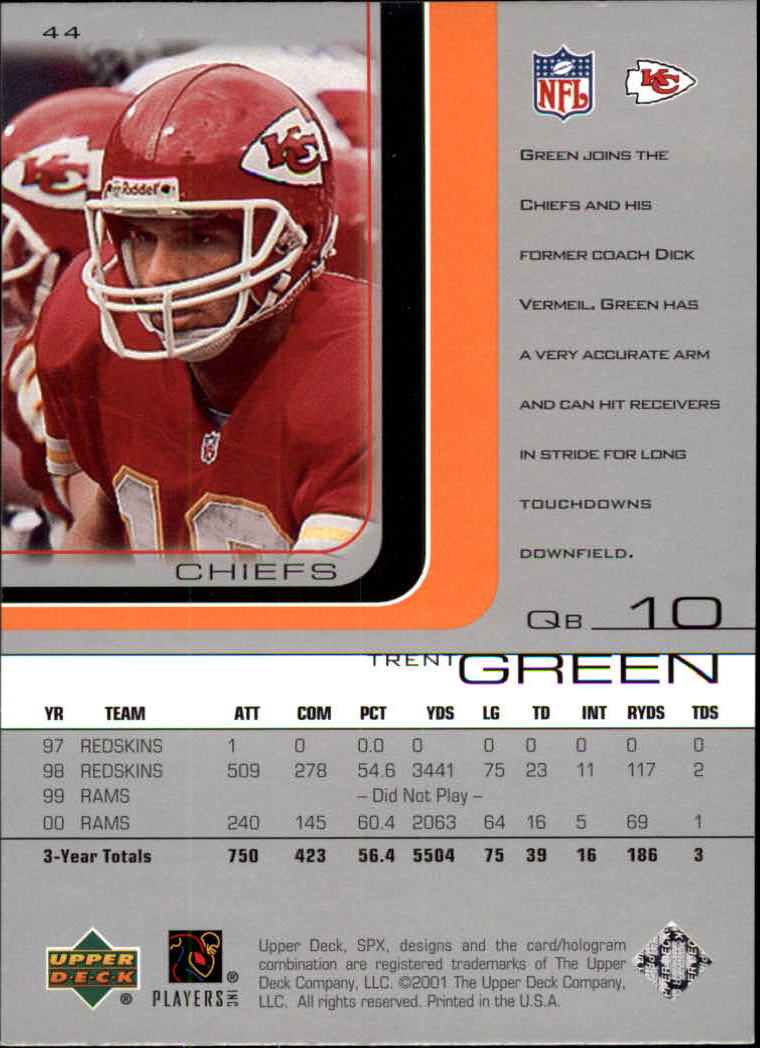 A9691- 2001 SPx Football Card #s 1-133 +Rookies -You Pick- 15+ FREE US SHIP - Picture 79 of 163