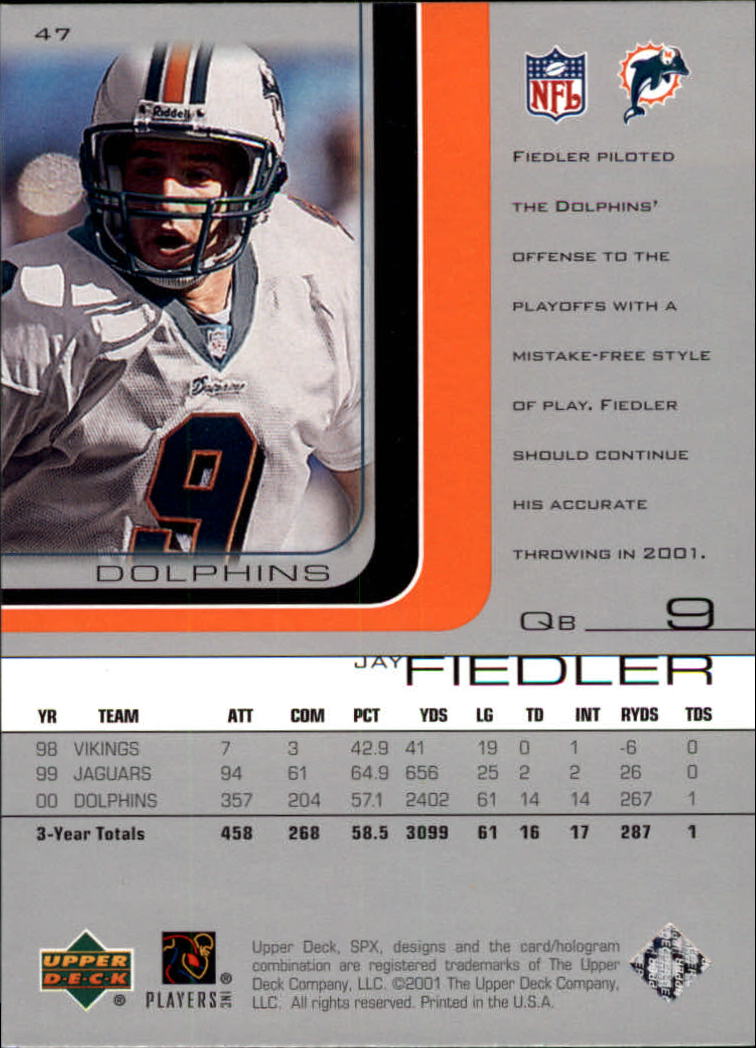 A9691- 2001 SPx Football Card #s 1-133 +Rookies -You Pick- 15+ FREE US SHIP - Picture 83 of 163