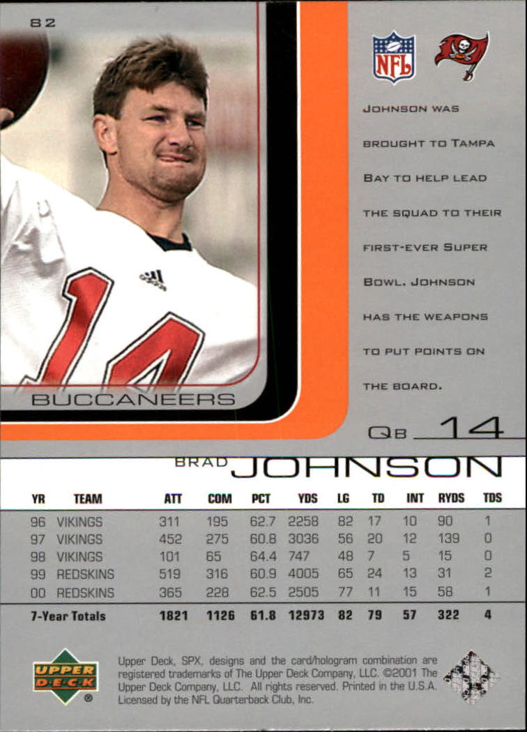 A9691- 2001 SPx Football Card #s 1-133 +Rookies -You Pick- 15+ FREE US SHIP - Picture 145 of 163