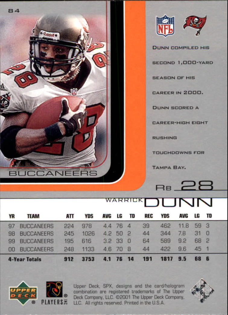 A9691- 2001 SPx Football Card #s 1-133 +Rookies -You Pick- 15+ FREE US SHIP - Picture 149 of 163