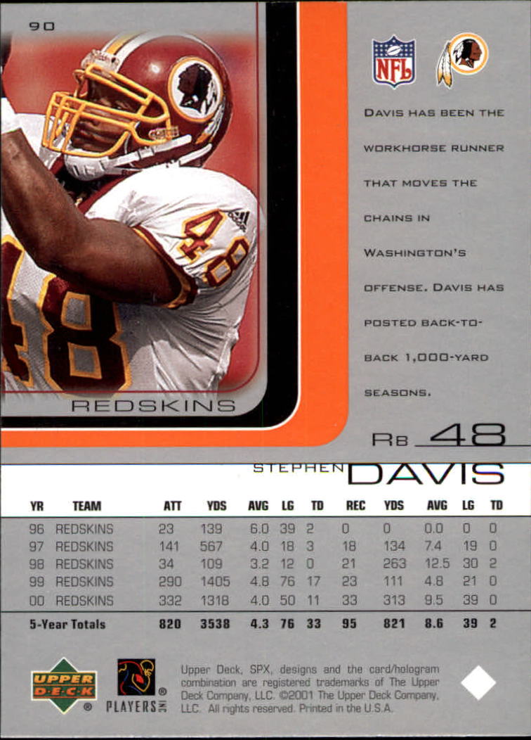 A9691- 2001 SPx Football Card #s 1-133 +Rookies -You Pick- 15+ FREE US SHIP - Picture 161 of 163