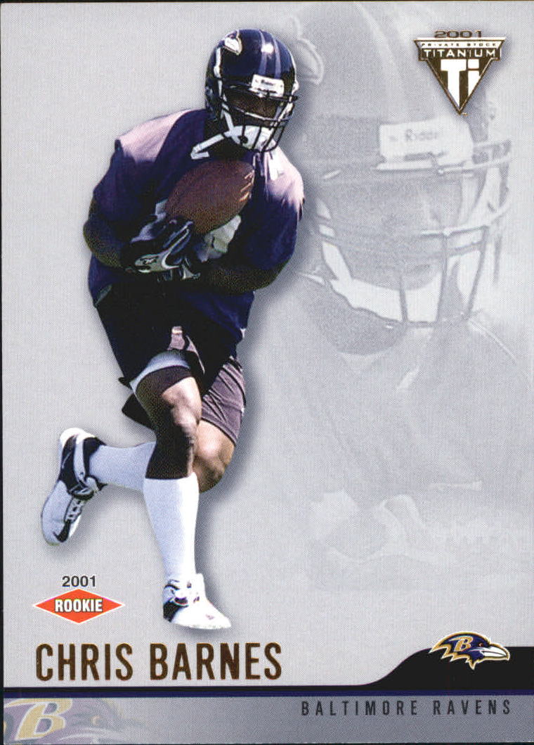 2001 Titanium Retail #151 Chris Barnes RC