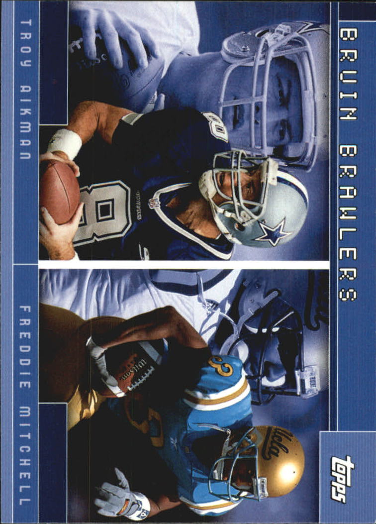 2001 Topps Combos #TC6 Troy Aikman/Fred Mitchell