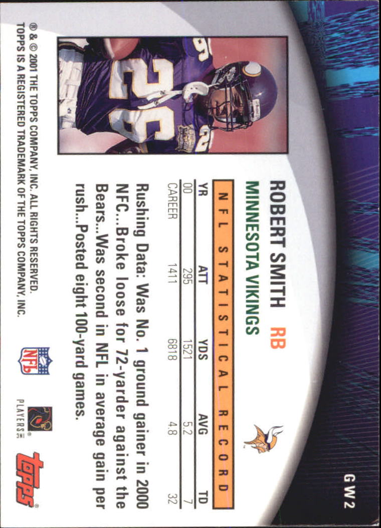 2001 Topps Football "Insert" Cards - Picture 23 of 35