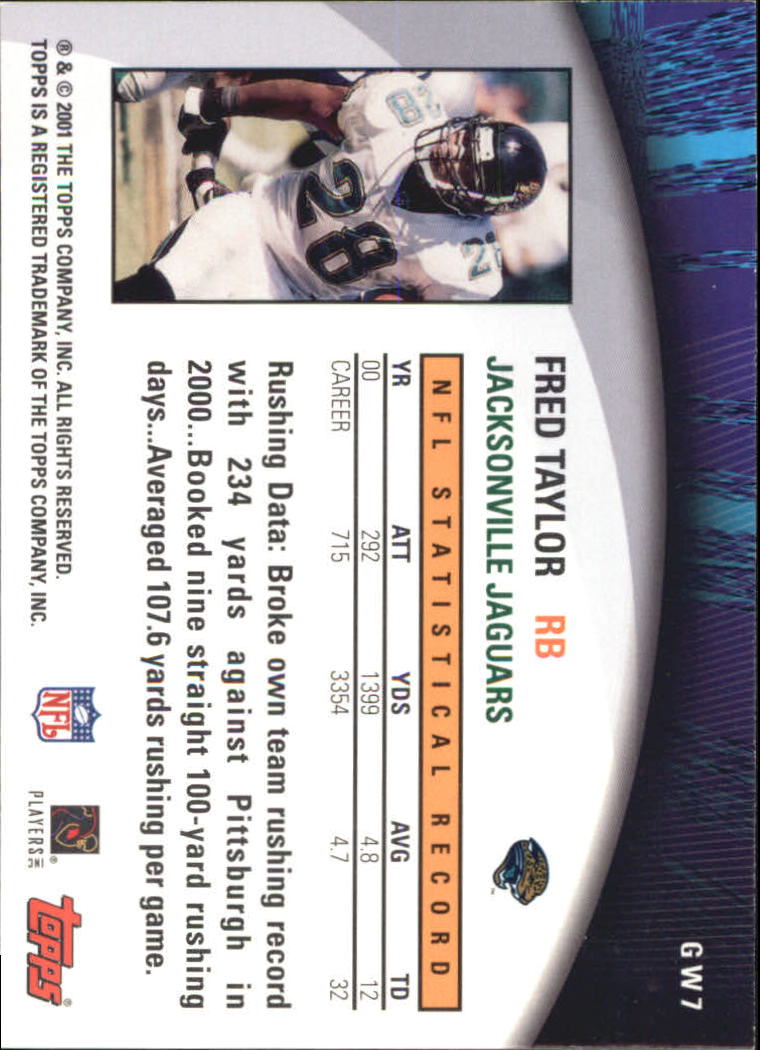 2001 Topps Football "Insert" Cards - Picture 29 of 35
