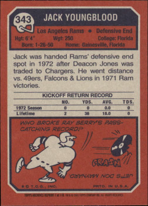 2001 Topps Archives Football Singles - You Choose - Picture 12 of 196