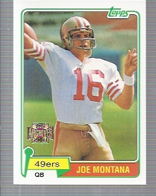 2001 Topps Archives #40 Joe Montana 81