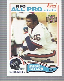 2001 Topps Archives #51 Lawrence Taylor 82