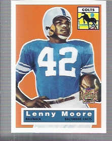 2001 Topps Archives #53 Lenny Moore 56