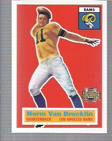 2001 Topps Archives #58 Norm Van Brocklin 56