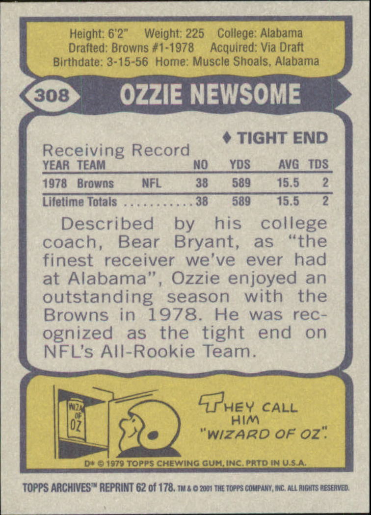 2001 Topps Archives Football Singles - You Choose - Picture 78 of 196