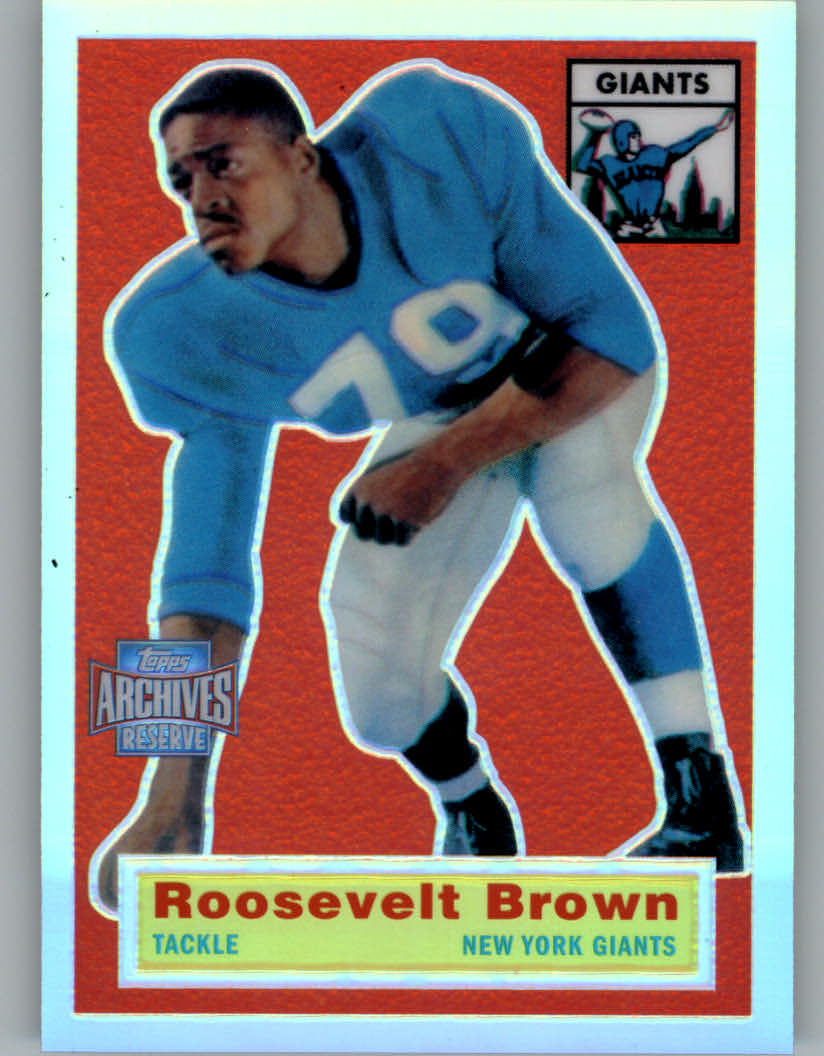 2001 Topps Archives Reserve #68 Roosevelt Brown 56