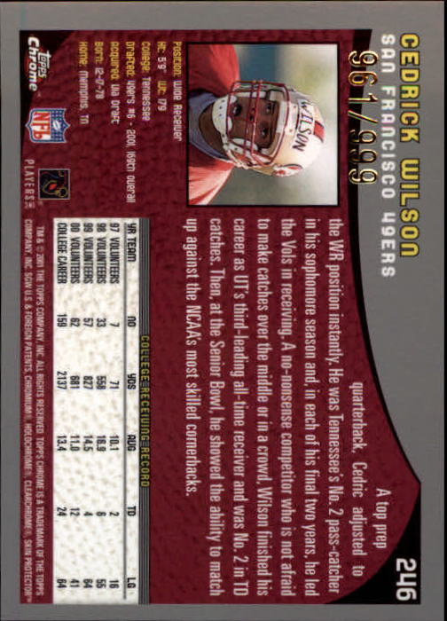A9106- 2001 Topps Chrome Football Card #s 221-320 -You Pick- 15+ FREE US SHIP - Picture 39 of 173