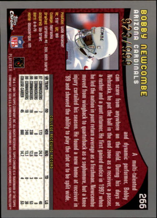 A9106- 2001 Topps Chrome Football Card #s 221-320 -You Pick- 15+ FREE US SHIP - Picture 69 of 173