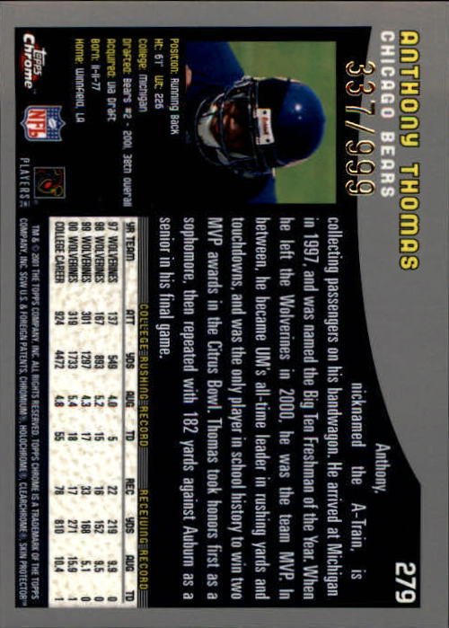 A9106- 2001 Topps Chrome Football Card #s 221-320 -You Pick- 15+ FREE US SHIP - Picture 93 of 173