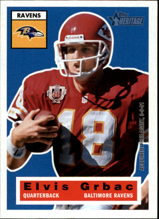 2001 Topps Heritage Football "Main Set" Cards - Picture 12 of 125