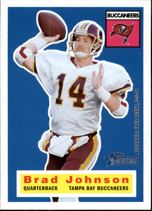 2001 Topps Heritage Football "Main Set" Cards - Picture 60 of 125